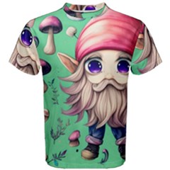 Orest Fairycore Vintagemushroom Men s Cotton Tee by GardenOfOphir