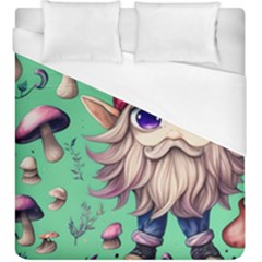 Orest Fairycore Vintagemushroom Duvet Cover (king Size) by GardenOfOphir