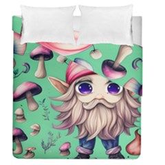 Orest Fairycore Vintagemushroom Duvet Cover Double Side (queen Size) by GardenOfOphir