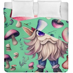 Orest Fairycore Vintagemushroom Duvet Cover Double Side (king Size) by GardenOfOphir