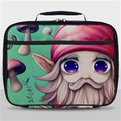 Orest Fairycore Vintagemushroom Full Print Lunch Bag by GardenOfOphir