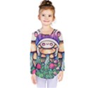 Foraging Natural Fairy Mushroom Craft Kids  Long Sleeve Tee View1