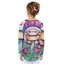 Foraging Natural Fairy Mushroom Craft Kids  Long Sleeve Tee View2