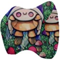 Foraging Natural Fairy Mushroom Craft Velour Head Support Cushion View4