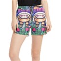 Foraging Natural Fairy Mushroom Craft Women s Runner Shorts View1