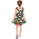 Flowery Garden Nature Woodsy Mushroom Kids  Sleeveless Dress View2