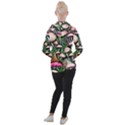 Flowery Garden Nature Woodsy Mushroom Women s Hooded Pullover View2