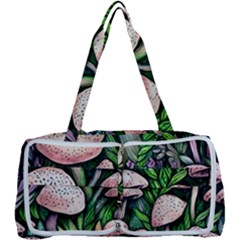 Flowery Garden Nature Woodsy Mushroom Multi Function Bag by GardenOfOphir