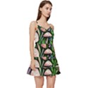 Flowery Garden Nature Woodsy Mushroom Short Frill Dress View3