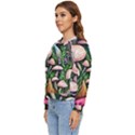 Flowery Garden Nature Woodsy Mushroom Women s Long Sleeve Raglan Tee View2