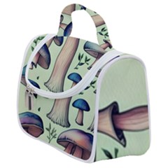 Mushroom Foresty Forestcore Satchel Handbag by GardenOfOphir