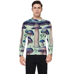 Mushroom Foresty Forestcore Men s Long Sleeve Rash Guard by GardenOfOphir