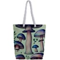 Mushroom Foresty Forestcore Full Print Rope Handle Tote (Small) View2