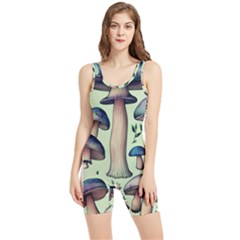 Mushroom Foresty Forestcore Women s Wrestling Singlet by GardenOfOphir