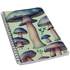 Mushroom Foresty Forestcore 5 5  X 8 5  Notebook by GardenOfOphir