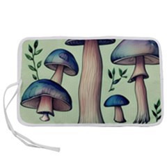 Mushroom Foresty Forestcore Pen Storage Case (l) by GardenOfOphir