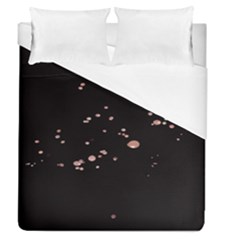 Abstract Rose Gold Glitter Background Duvet Cover (queen Size) by artworkshop