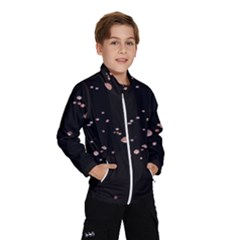 Abstract Rose Gold Glitter Background Kids  Windbreaker by artworkshop