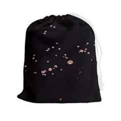 Abstract Rose Gold Glitter Background Drawstring Pouch (2xl) by artworkshop