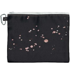 Abstract Rose Gold Glitter Background Canvas Cosmetic Bag (xxxl) by artworkshop