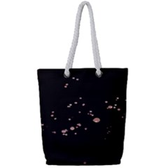 Abstract Rose Gold Glitter Background Full Print Rope Handle Tote (small) by artworkshop