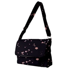 Abstract Rose Gold Glitter Background Full Print Messenger Bag (s) by artworkshop