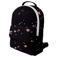 Abstract Rose Gold Glitter Background Flap Pocket Backpack (small) by artworkshop