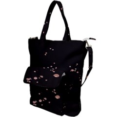 Abstract Rose Gold Glitter Background Shoulder Tote Bag by artworkshop