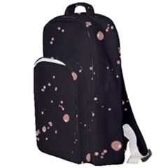 Abstract Rose Gold Glitter Background Double Compartment Backpack by artworkshop