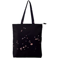 Abstract Rose Gold Glitter Background Double Zip Up Tote Bag by artworkshop