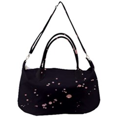 Abstract Rose Gold Glitter Background Removal Strap Handbag by artworkshop