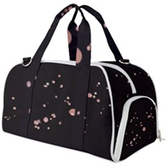 Abstract Rose Gold Glitter Background Burner Gym Duffel Bag by artworkshop