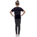 Abstract Rose Gold Glitter Background Kids  Mesh Piece Tee View2