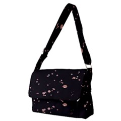 Abstract Rose Gold Glitter Background Full Print Messenger Bag (m) by artworkshop