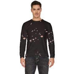 Abstract Rose Gold Glitter Background Men s Fleece Sweatshirt by artworkshop