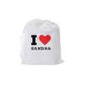 I love sandra Drawstring Pouch (Medium) View2