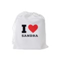 I love sandra Drawstring Pouch (Large) View2