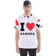 I love sandra Men s Sport Mesh Tee