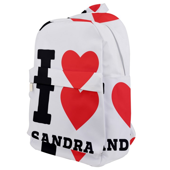 I love sandra Classic Backpack