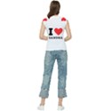 I love sandra Women s Raglan Cap Sleeve Tee View2