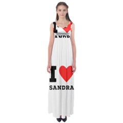 I love sandra Empire Waist Maxi Dress