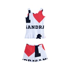 I Love Sandra Kids  Boyleg Swimsuit by ilovewhateva