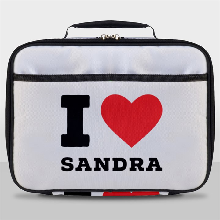 I love sandra Full Print Lunch Bag