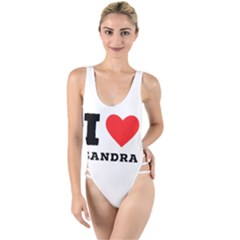 I love sandra High Leg Strappy Swimsuit