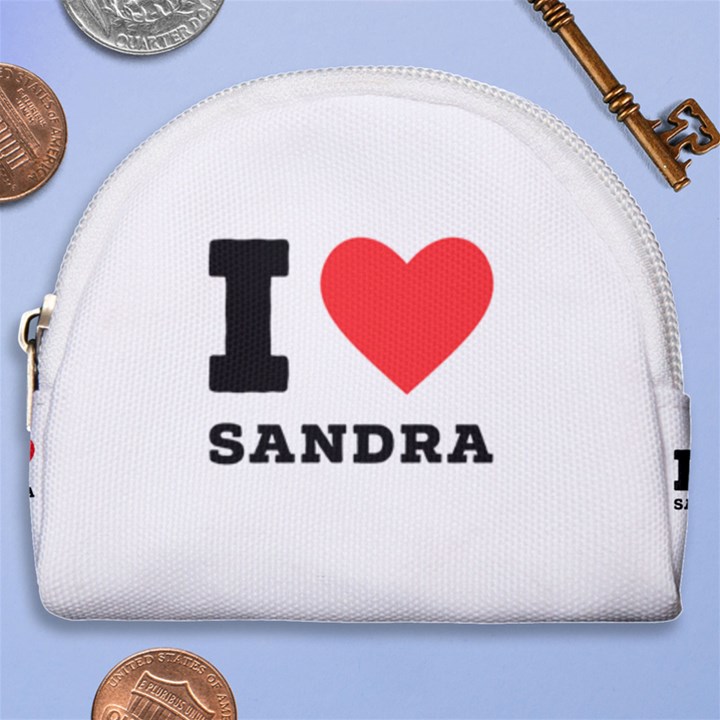 I love sandra Horseshoe Style Canvas Pouch