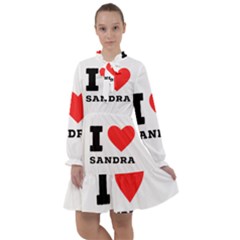 I Love Sandra All Frills Chiffon Dress by ilovewhateva