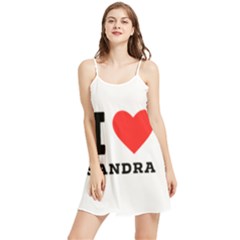 I love sandra Summer Frill Dress