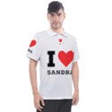 I love sandra Men s Polo Tee View1