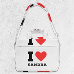 I Love Sandra Macbook Pro 13  Shoulder Laptop Bag  by ilovewhateva