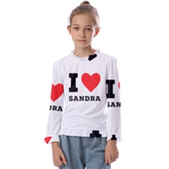 I love sandra Kids  Frill Detail Tee